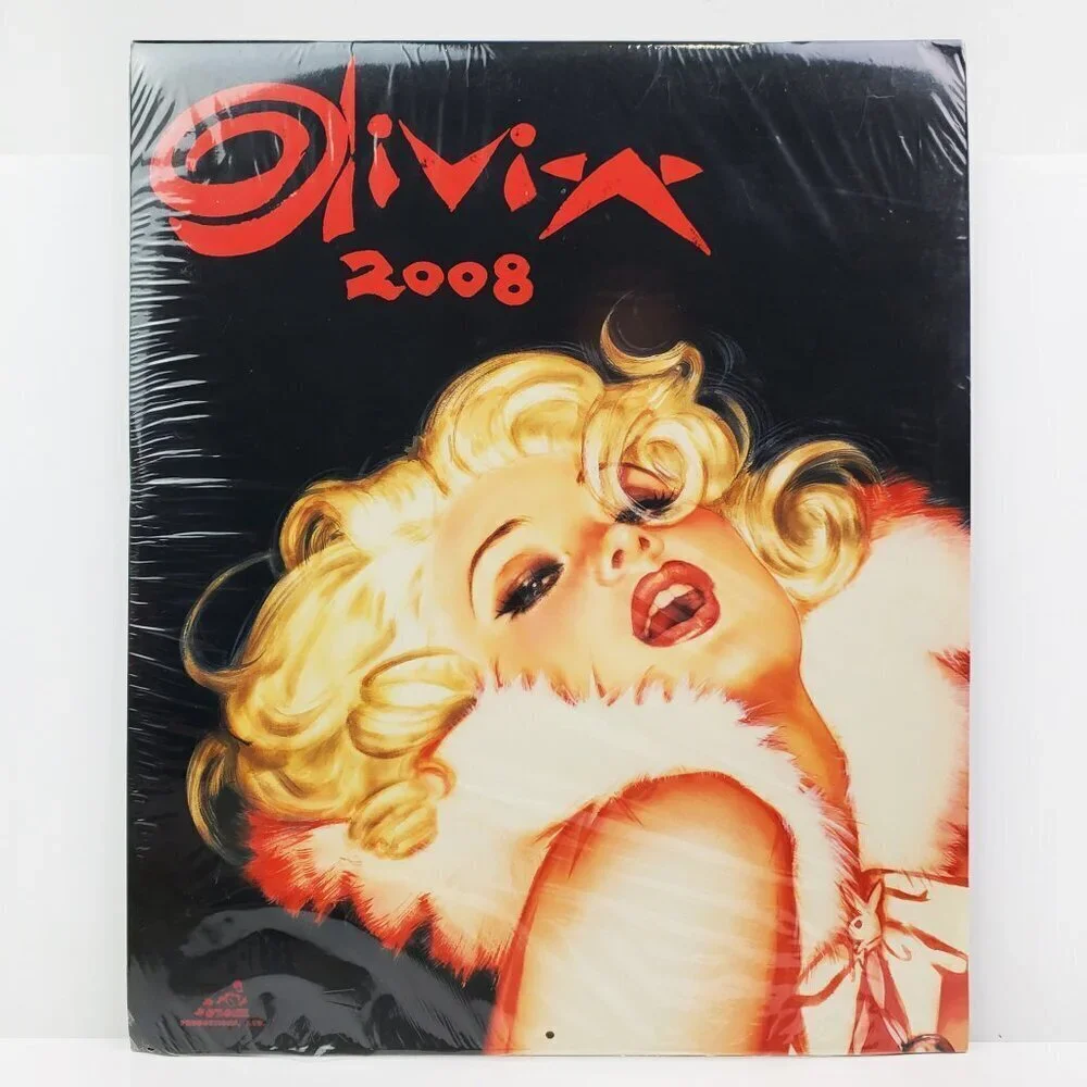 Olivia De Berardinis Calendar 2008 Pinup Art Light Shelf Age Sealed